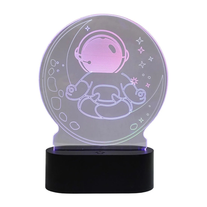 Led Neon 3D Spaceman Yoga Shape - إضاءة